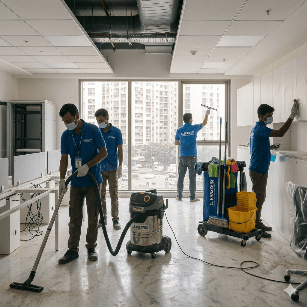 Post Interior Commercial Office Deep Cleaning