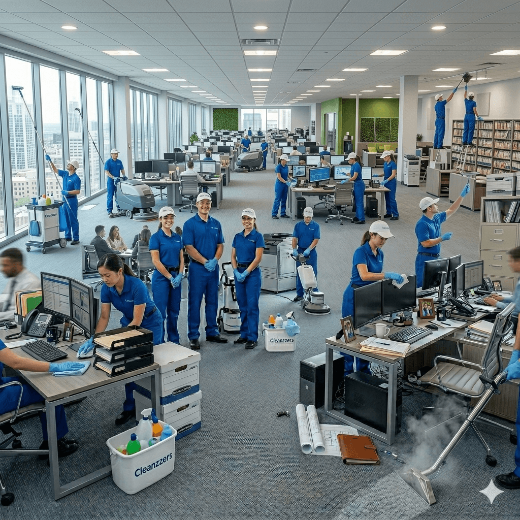 Occupied Commercial Office Deep Cleaning