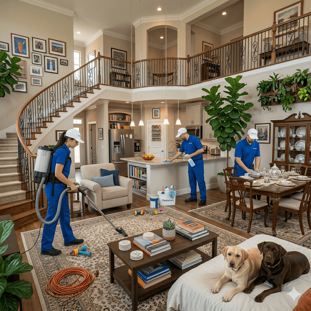 Occupied Deep House Cleaning